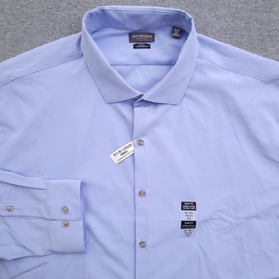 van heusen slim fit dress shirts Performance All Way Stretch Confetti Print Shirt