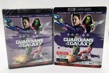 Guardians Of The Galaxy (4K) HD + Blu-Ray - Digital Code W/ Ultra Rare SLIPCOVER