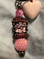 I’m Not Fat I’m Just So Freaking Sexy It Overflows Keychain