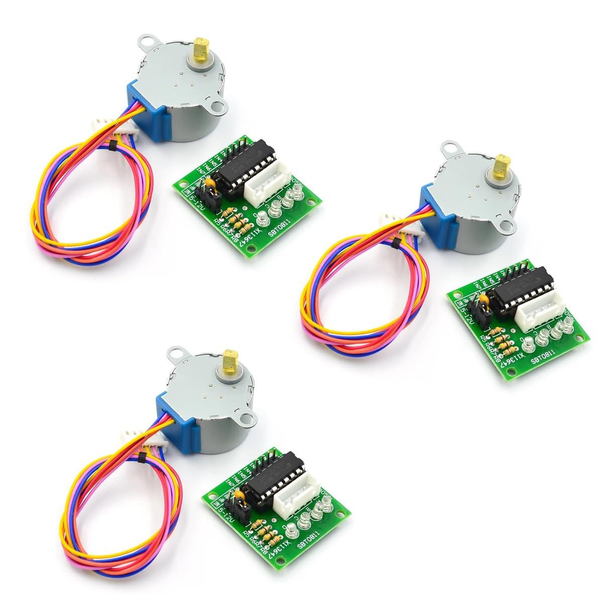 ULN2003 28BYJ-48 4-Phase Stepper Motor with 5V Drive Board for Arduino PI PIC Pi