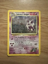 Pokémon TCG Sabrina's Gengar Holo Gym Challenge Card 14/132 Rare