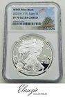 2020-W Proof American Silver Eagle 'V75' NGC PF70 Ultra Cameo