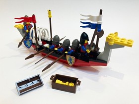 Lego 6049 Castle Viking Voyager 100% complete w/ box + manual