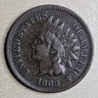 1868 Indian Head Cent Penny Very Fine VF Or Extremely Fine XF Original Brown Key