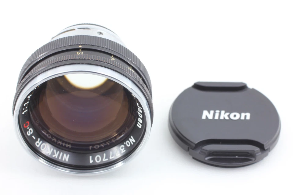 [Casi COMO NUEVO] Lente Nikon Nippon Kogaku Nikkor-S.C 5 cm f/1,4 para montaje S de JAPÓN Foto 2 de 4