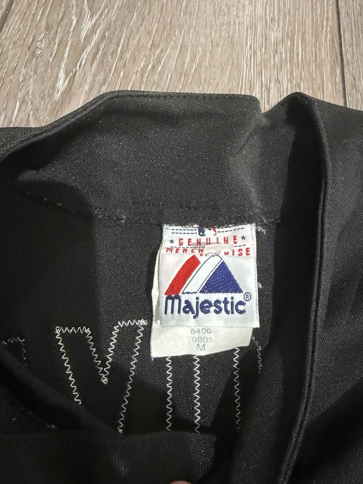 Camiseta blanca y negra de los Chicago White Sox Floyd 34 talla mediana majestuosa MLB Foto 3 de 4