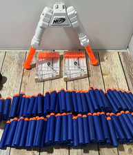 Nerf N-Strike Accustrike Elite Raptorstrike Extendable Bipod 2 Clips Ammo Lot
