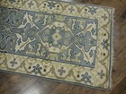 Turkish Oushak Rug, Modern Multicolored Handmade Bohemian Rug 2.7x9.6 Ft — photo 10