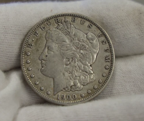 1900 O US Morgan Silver Dollar $1 XF+