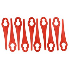 10 Messer Klingen für Bosch ART 26 Li ART 26 Easytrim Accu Freischneider rot