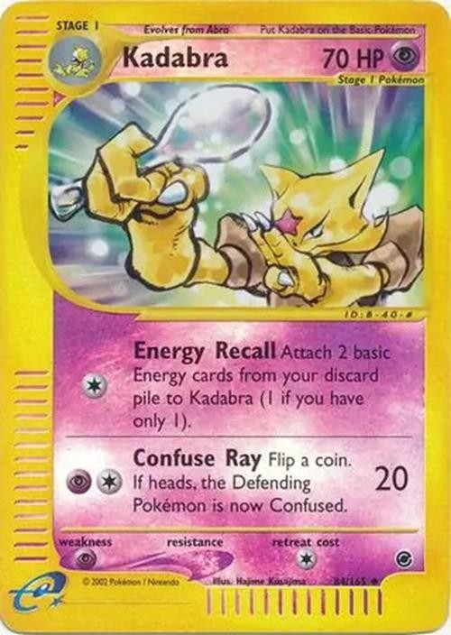 Kadabra - 84/165 - Pokemon Expedition Reverse Holo Rare Card NM