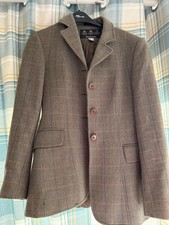 Beautiful Barbour Tweed Hacking Jacket Lovely Quality Flattering Size 10