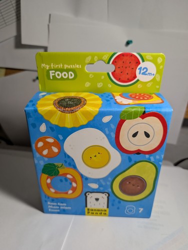 Banana Panda My First Puzzles – Food Matching Set for Toddlers