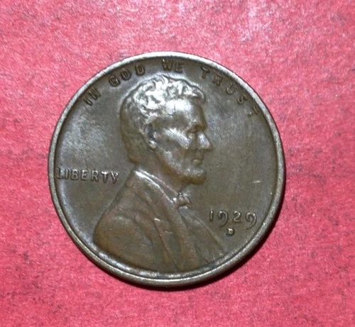 1929D US LINCOLN CENT! Denver Mint! Choice XF! Old US Coin!