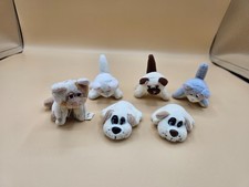 Vintage 90s Pound Puppies Plush Cat and Dog Animal Toys