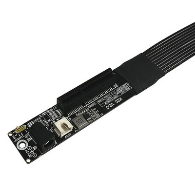 M.2 NVMe to PCIe x4 Flexible Extension Cable High Speed Riser Cord K42SC-BK