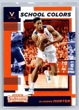 2019 Panini Contenders Draft Picks #7 De'Andre Hunter School Colors