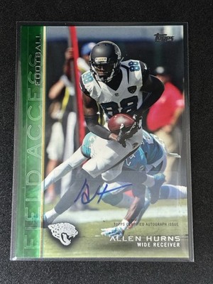 2015 Topps Field Access Auto Allen Hurns #15 #/50!