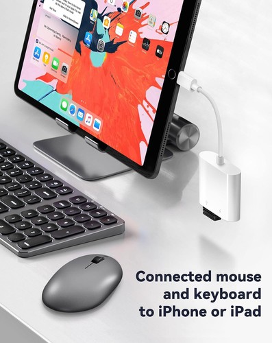 Adaptateur USB pour iPhone iPad, vers Port Blanc - Photo 7/7