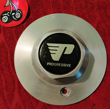 1 Progressive Brushed Aluminum 6-1516 Mag Wheel Center Cap Few Tool Marks