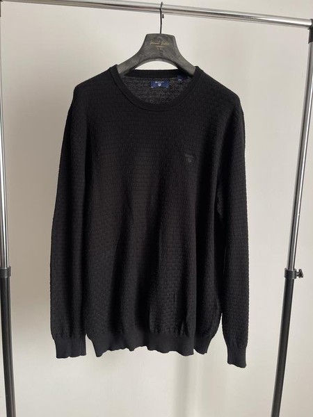Men Gant Sweater Black Cotton L