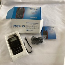 Retevis RT5 dual band radio No Charger 2 Way Long Range 128 CH Used