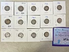 Lot 14 Mercury Dimes 1916–1945 All different Dates-Mint Marks - set #210