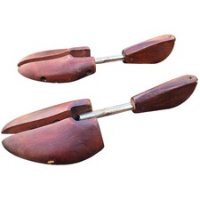 Vintage Rochester Shoe Tree Mens Wooden Dress Shoe Keepers Stretchers Adjustable