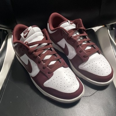 Nike Dunk Low Retro White Gym Red Men's Low Top Sneakers DV0833-115