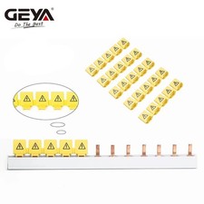 GEYA PIN TYPE Copper Comb Busbar Connector Protect Cover Terminal Caps 5 Teeths