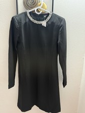 NWT Brand New Ann Taylor Black Knee Length Dress Size 0