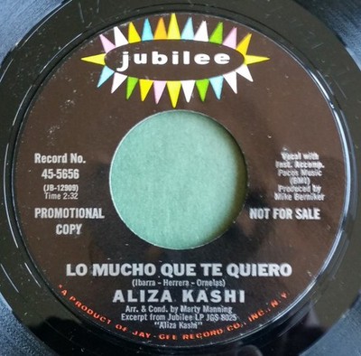 Aliza Kashi - Lo Mucho Que Te Quiero / Moscow Nights - Used V - Promo - G8100z