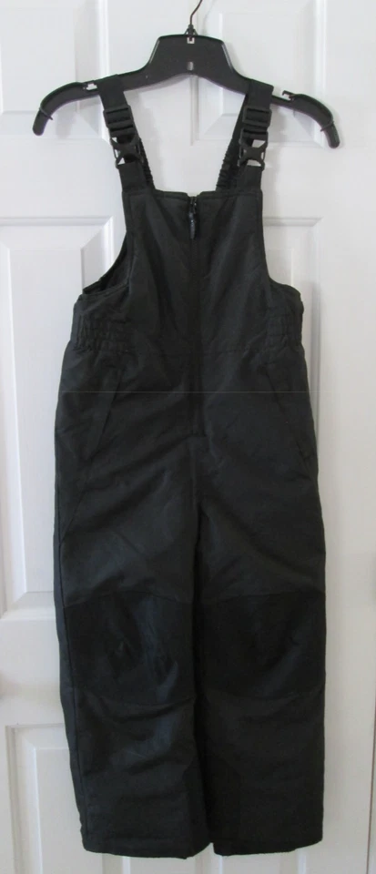 CHAMPION Unisex Snow Ski Bibs/ Overalls Zip Kids Size Small 6- 7 Black -Preowned - Image 1 of 4