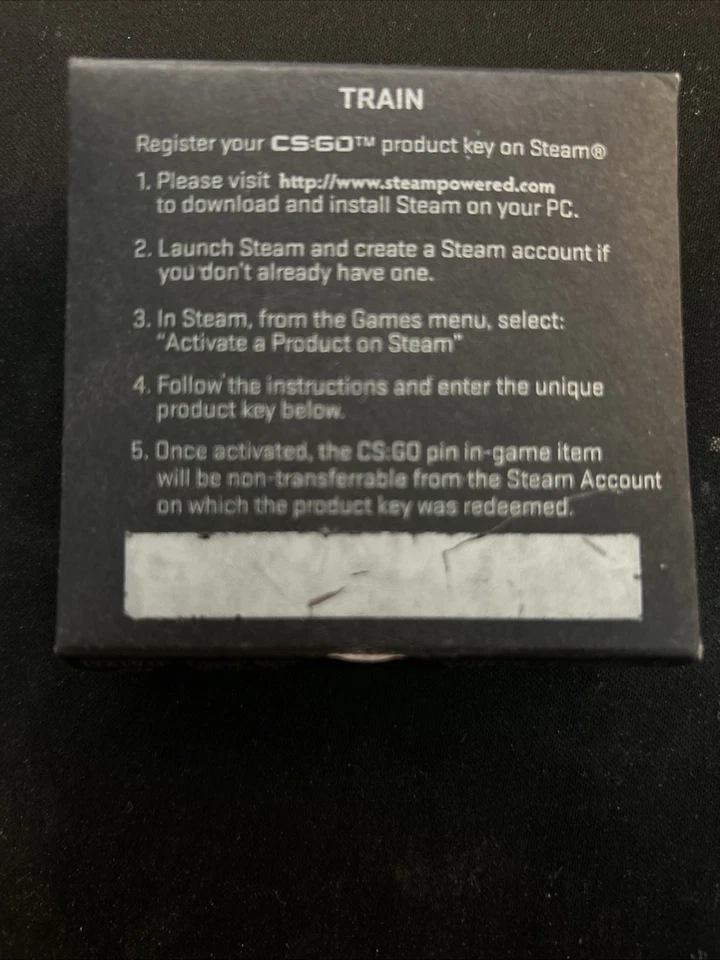 Prendedor coleccionable CS:GO serie 1 tren + código sin rayar Foto 2 de 3