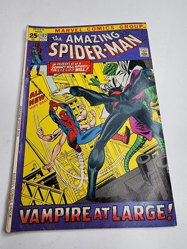 Amazing Spider-Man #102 (1971, Marvel) Morbius
