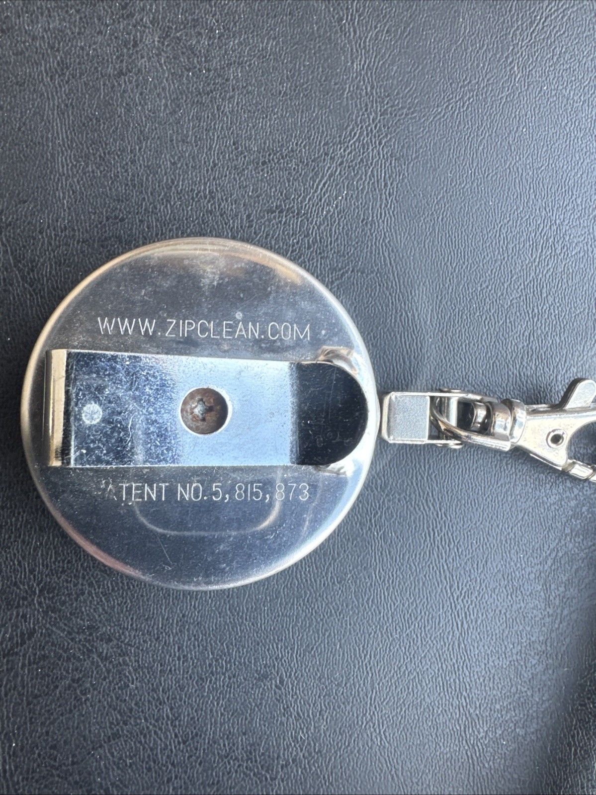 Wooden Handler Brass Brissel Golf Brush With Custom Retractor Cord 