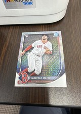 2025 Bowman Chrome - Marcelo Mayer #39 Mega Box Mojo Refractor (RC) Red Sox
