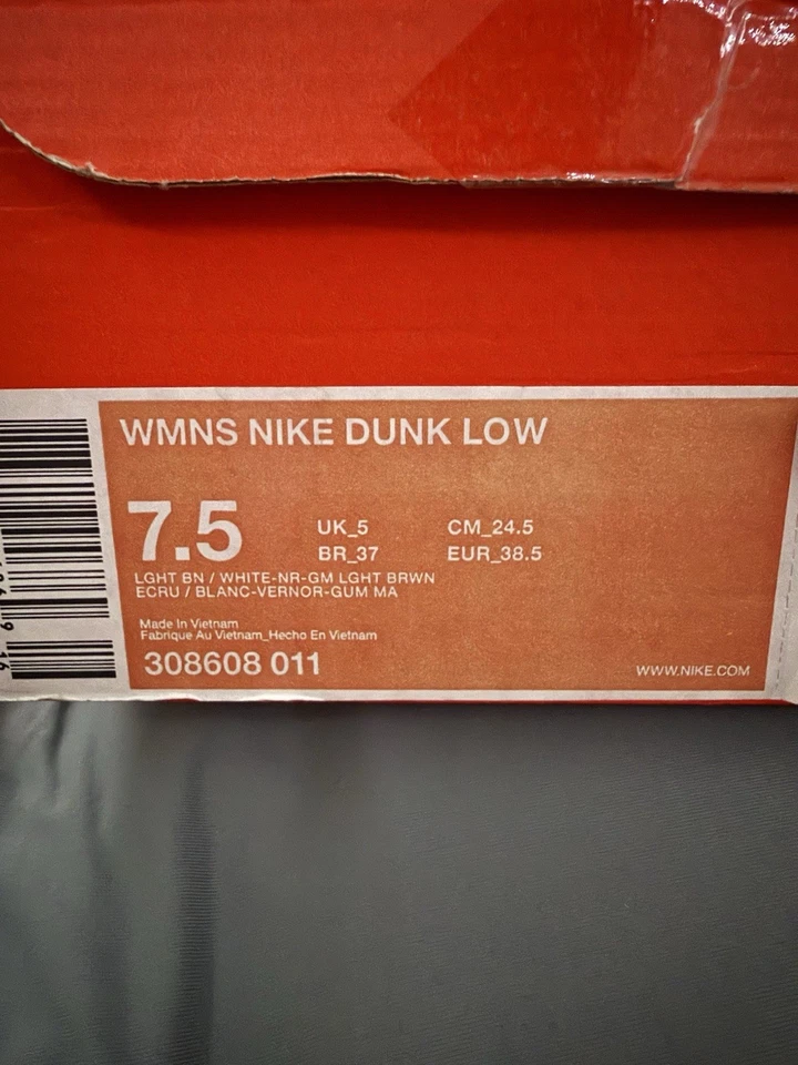 Nike Dunk Low Tweed Vintage 2007 Tamanho 7.5W - Imagem 2 de 4