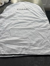 Chanel White Fabric Garment Bag 24x36  New From Store