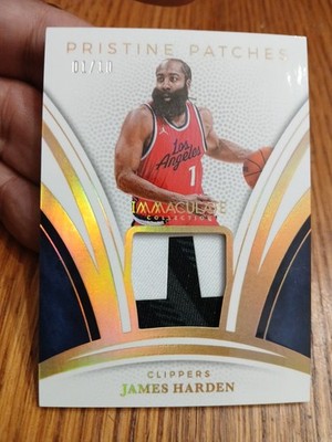 2024-25 Immaculate JAMES HARDEN Pristine Patch 01/10  2-Color Relic