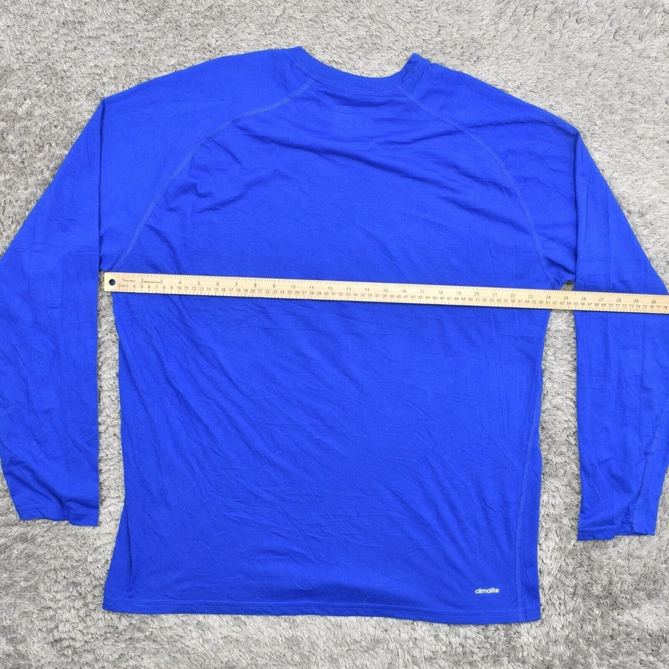 Adidas Мужская взрослый размер 2 X футболка T синий Ultimate футболка KU JayHawks Athletic Casu - Изображение 4 из 4