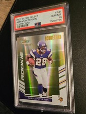 2007 Score Select Scorecard Adrian Peterson Rookie RC #341 PSA 10 Gem Mint /100