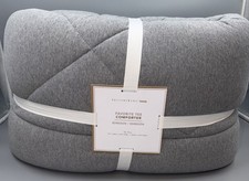 Pottery Barn Teen Favorite Tee Comforter Twin XL 68" x 91" Gray NWT