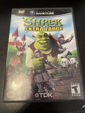 Shrek: Extra Large (Nintendo GameCube, 2002) Complete with Manual Tested CIB 