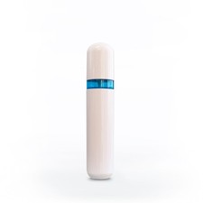 Eurow Shatter-proof Travel Bottle With Pump 3.4 Ounces White Blue