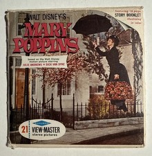 View-Master Disney's MARY POPPINS - B376 - 3 Reel Set  Booklet V4 