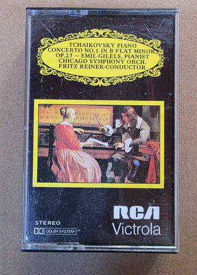 TCHAIKOVSKY PIANO CONCERTO NO 1 B flat minor OP 23  EMIL GILELS, Reiner cassette