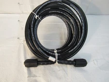 Pressure Washer Hose 1/4" x 25' 7115279 Coil 3300 PSI 227 Bar Black Set