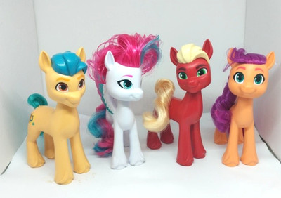 Lot of 4 My Little Pony G5 6.5 A New Generation Deputy Sprout,  Zipp Storm 