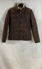 Chaqueta acolchada para mujer Horseware Ireland marrón forrada de vellón ecuestre M